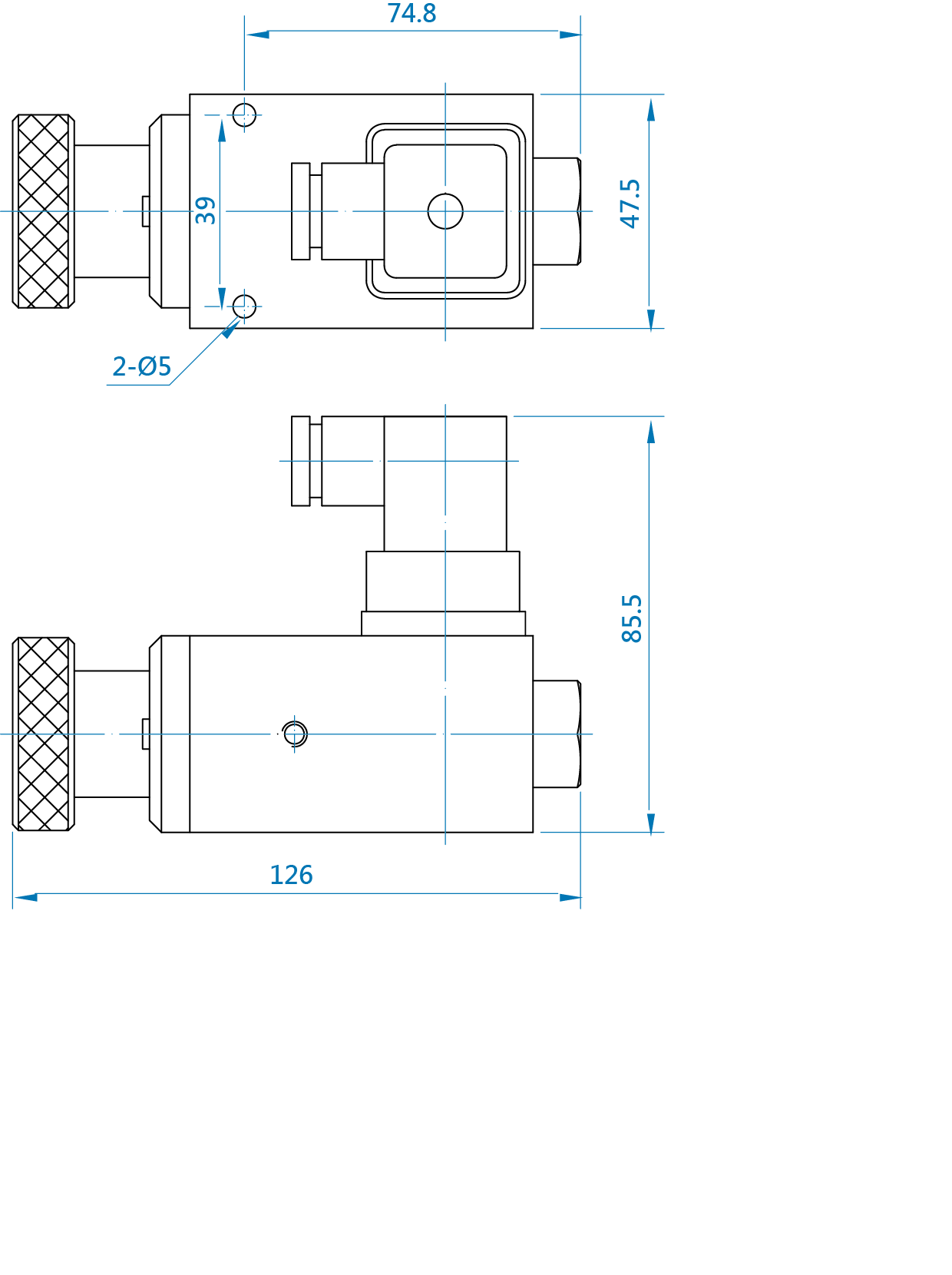 CML Product HYDRAULICUS Pressura Switchh CPS01, Mensurae