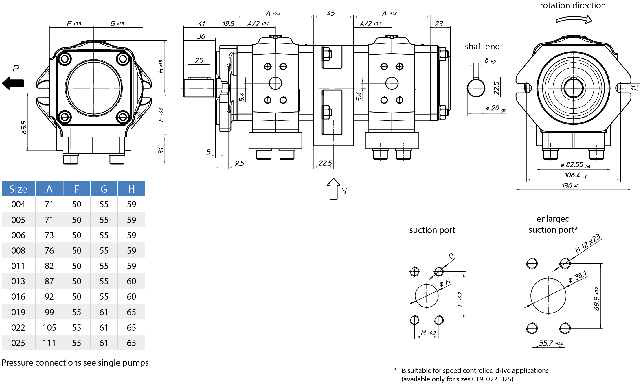 EckerleEckerle Internal Gear Pump EIPH2-RK00-1X+EIPH2-RP30-1X尺寸圖
