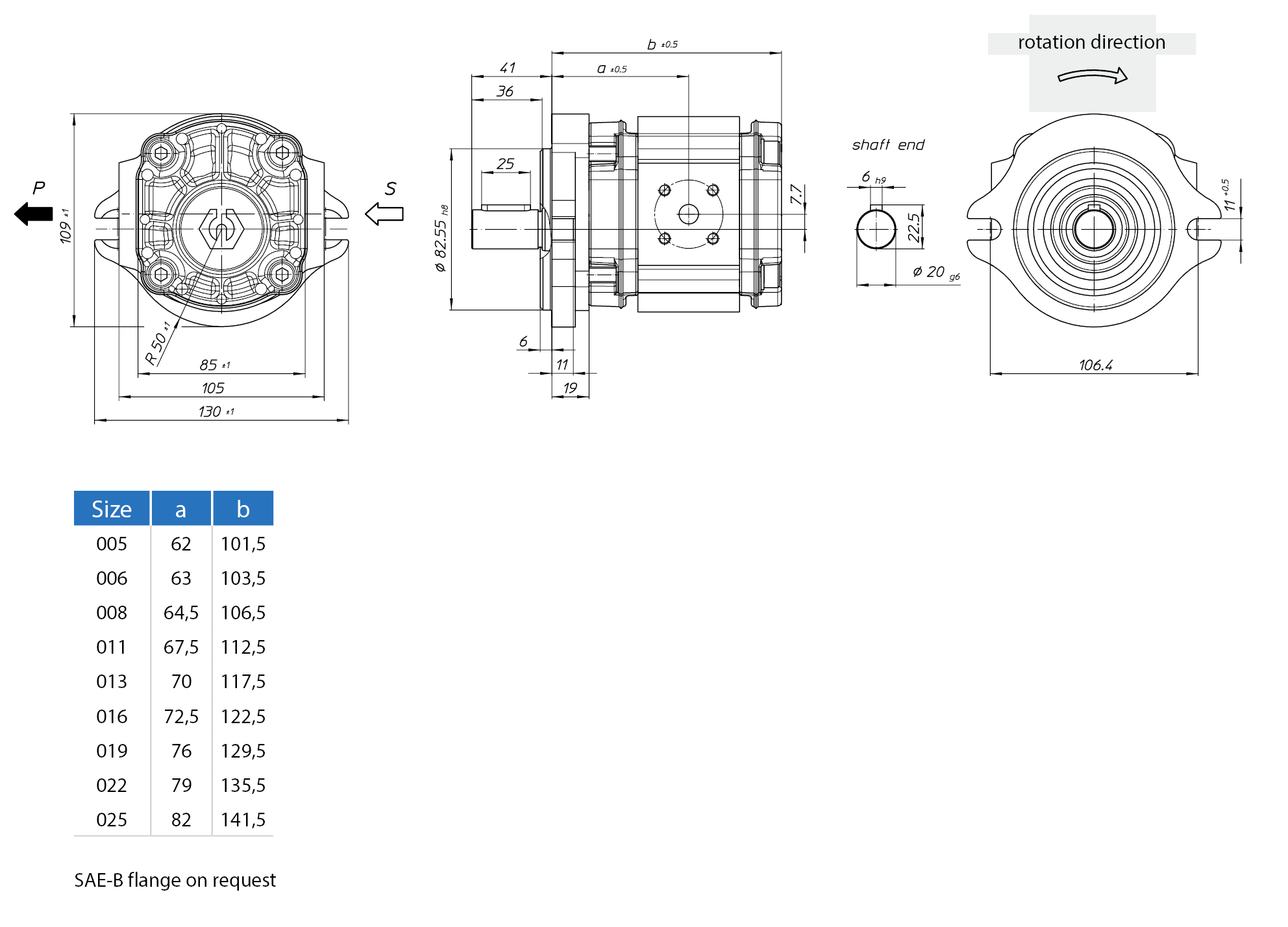 EckerleEckerle Internal Gear Pump  : EIPS2-RA04-1X04-1X尺寸圖