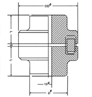 CML NM Flexible Coupling dimension