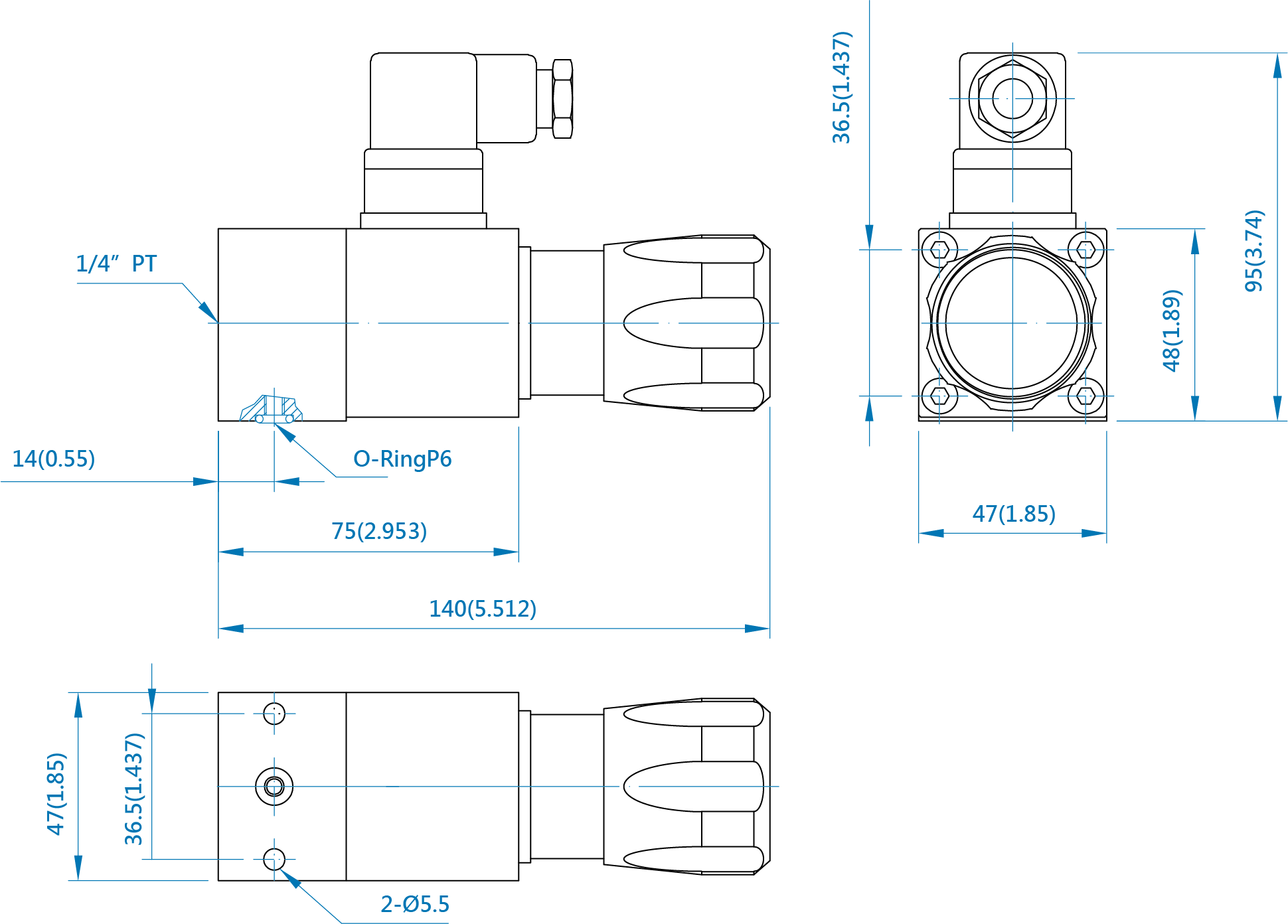  CML 重型微動直讀式壓力開關PSL,外型尺寸,產品圖面