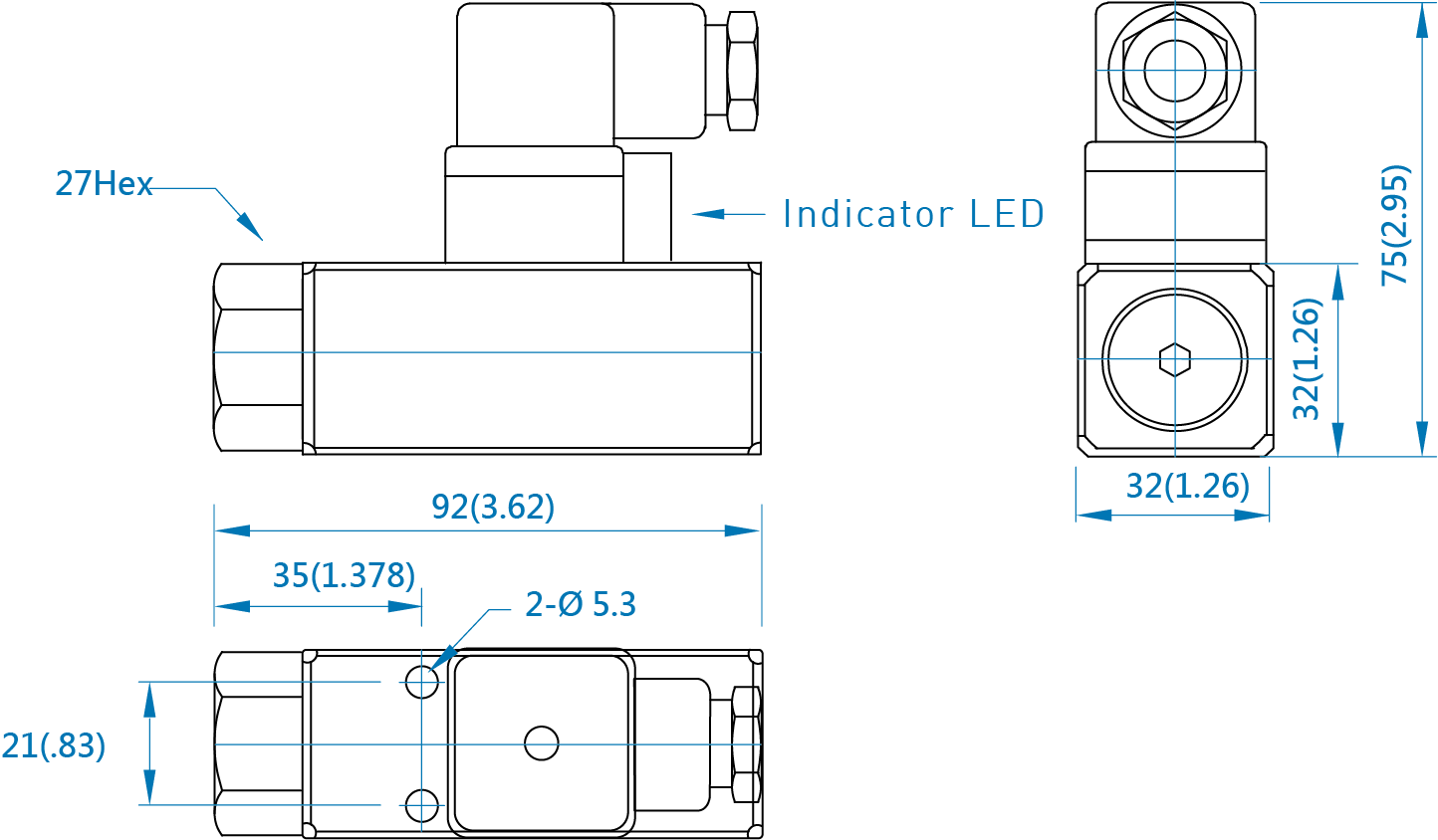  CML Low-Pressure Diaphragm Type Pressure Switch,Measurement