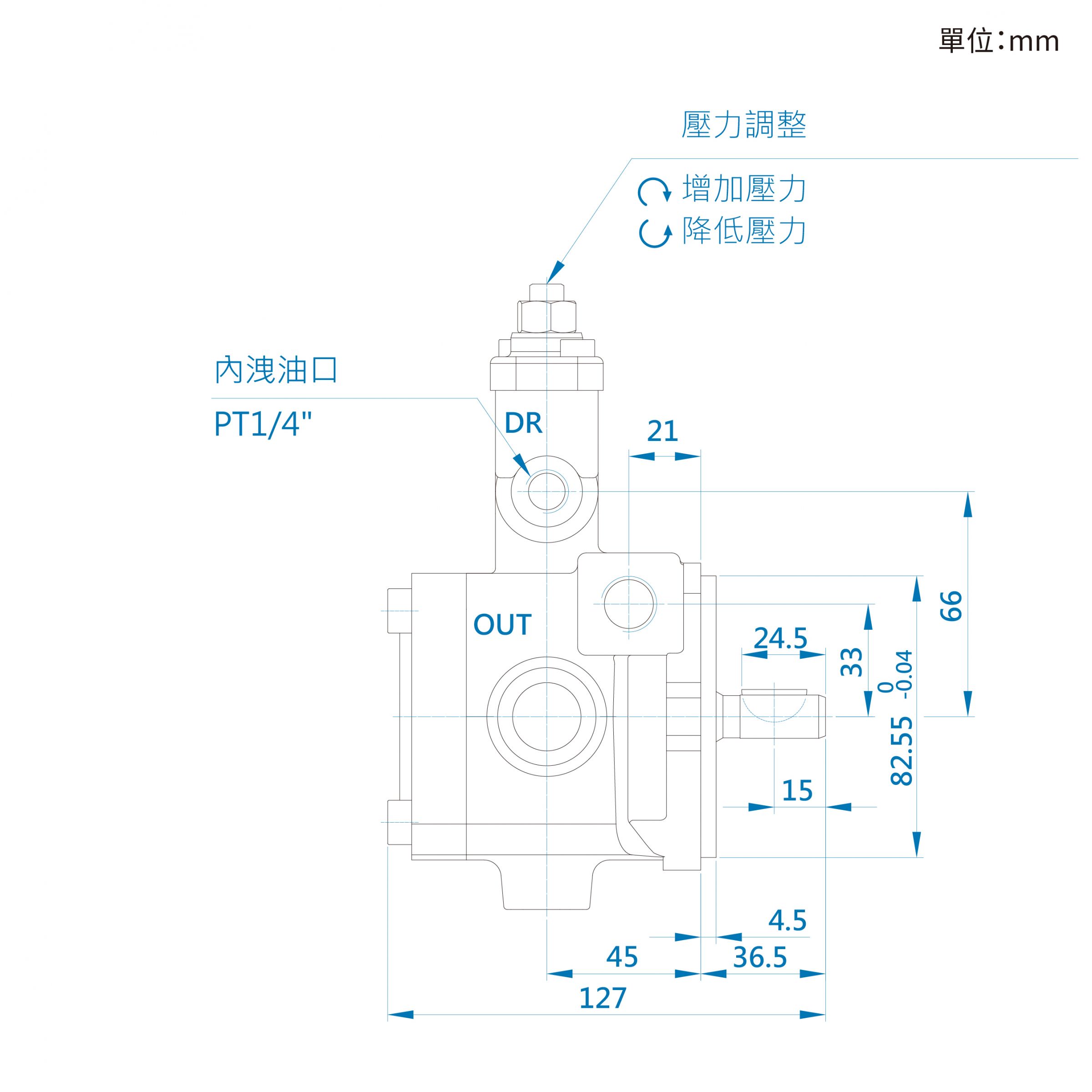  CML低壓變量葉片泵SF 30 40尺寸圖