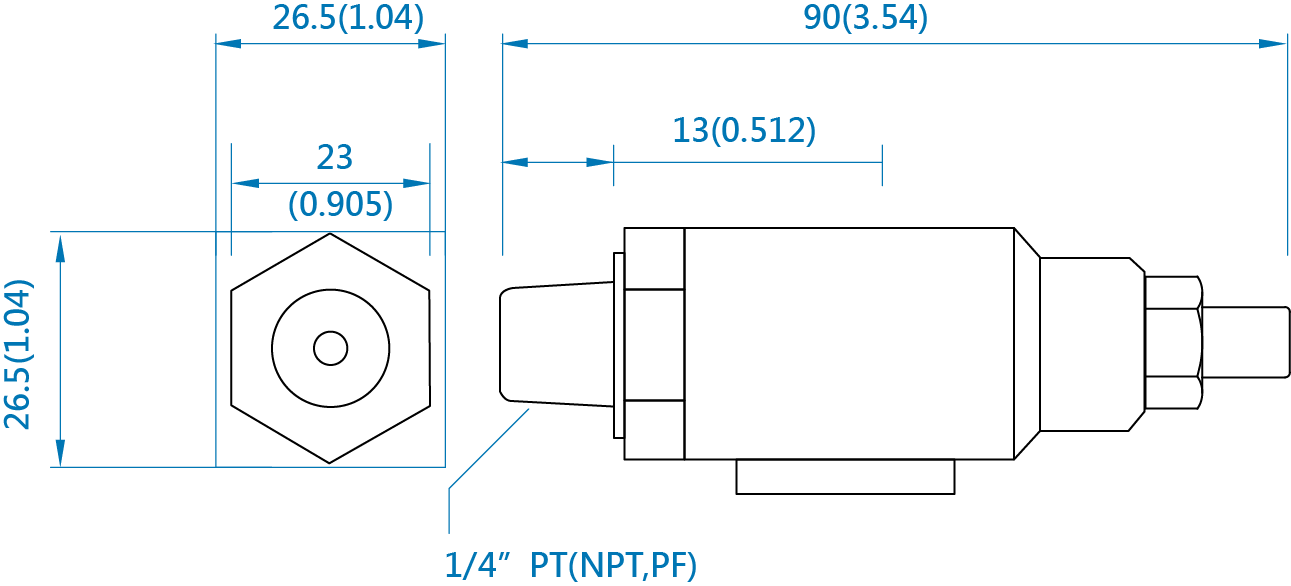  CML Miniature Pressure Switch,Measurement