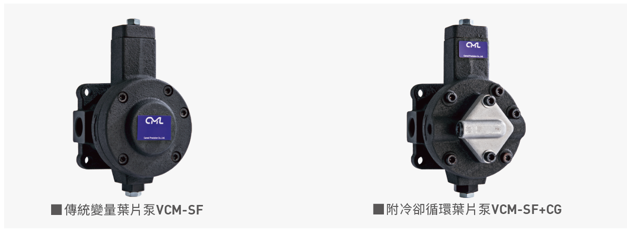 CML 傳統變量葉片葉片泵 VS 附冷卻循環葉片泵