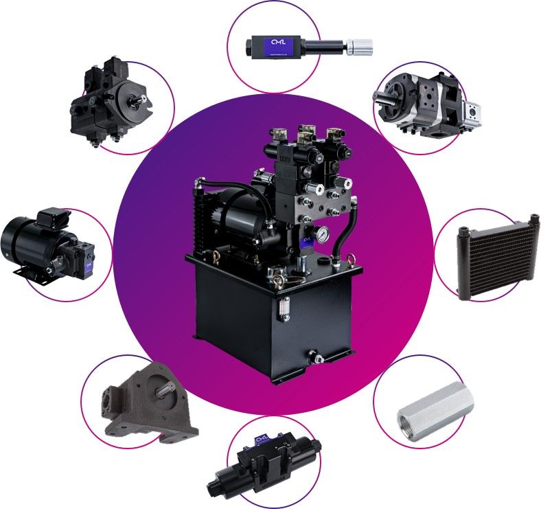 unitas potentiae CML, statio hydraulica, stationes hydraulicarum bomborum, stationes bomborum, machina potentiae hydraulica.